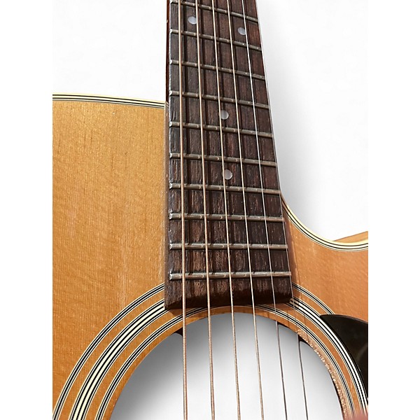 Used Takamine EF350MC Natural Acoustic Electric Guitar