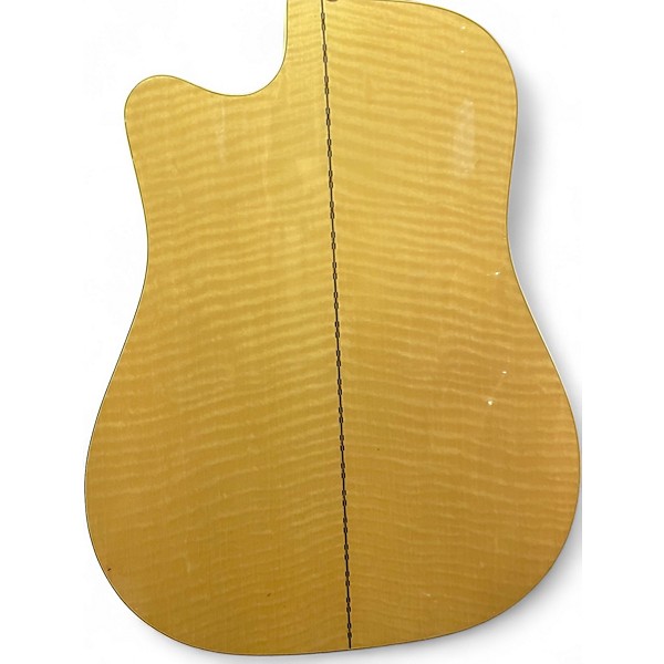 Used Takamine EF350MC Natural Acoustic Electric Guitar