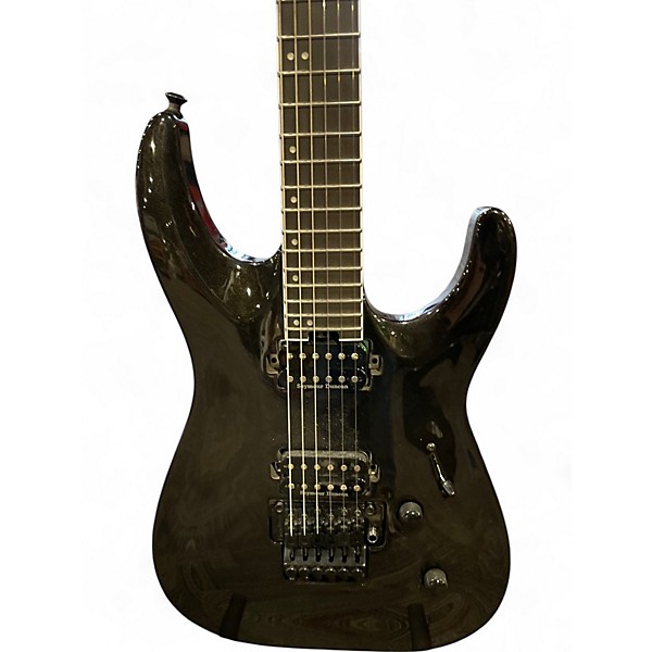 Used Jackson PRO PLUS DINKY BLACK SPARKLE Solid Body Electric Guitar