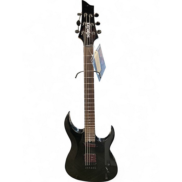 Used Schecter Guitar Research sunset triad Black Solid Body Electric Guitar