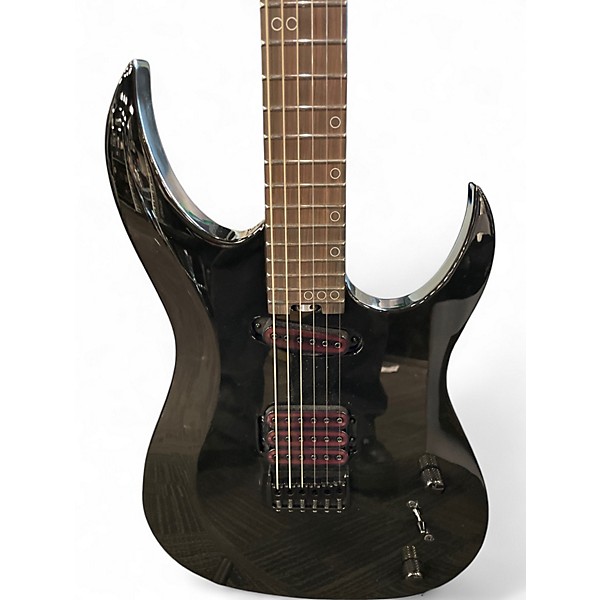 Used Schecter Guitar Research sunset triad Black Solid Body Electric Guitar