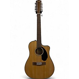 Used Fender CD 60SCE 12 STRING Natural 12 String Acoustic Guitar