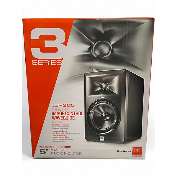 Used JBL LSR305 Pair Powered Monitor
