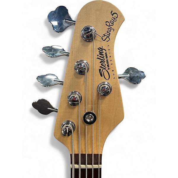 Used Sterling by Music Man STINGRAY 5 RUBY RED BURST Electric Bass Guitar