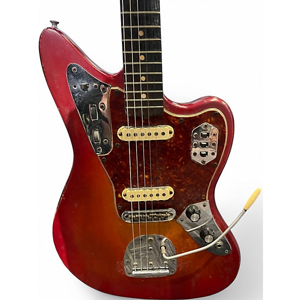 Vintage 1962 Fender Jaguar Refin Solid Body Electric Guitar