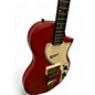Vintage 1960s Supro Belmont Red Solid Body Electric Guitar