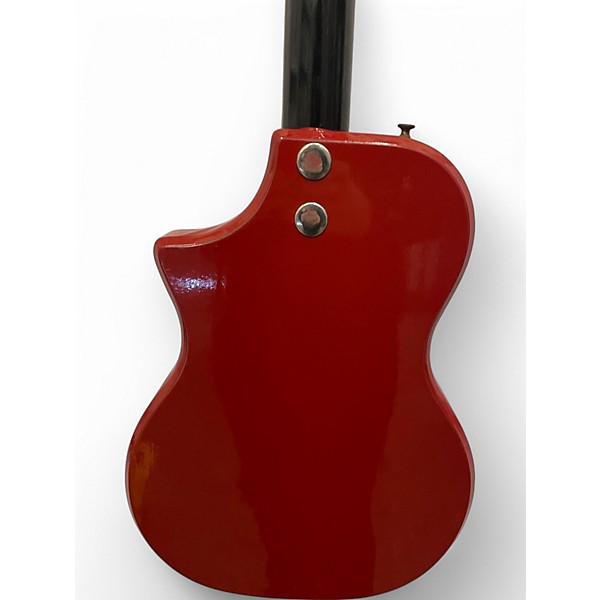 Vintage 1960s Supro Belmont Red Solid Body Electric Guitar