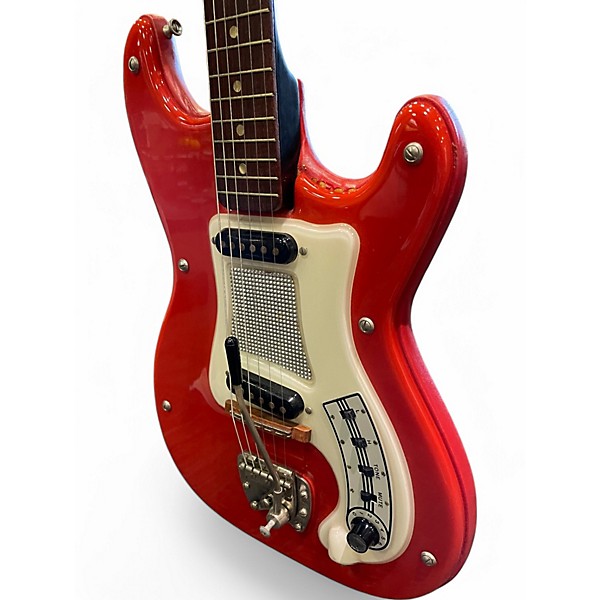 Vintage 1960s Hagstrom I Red Solid Body Electric Guitar