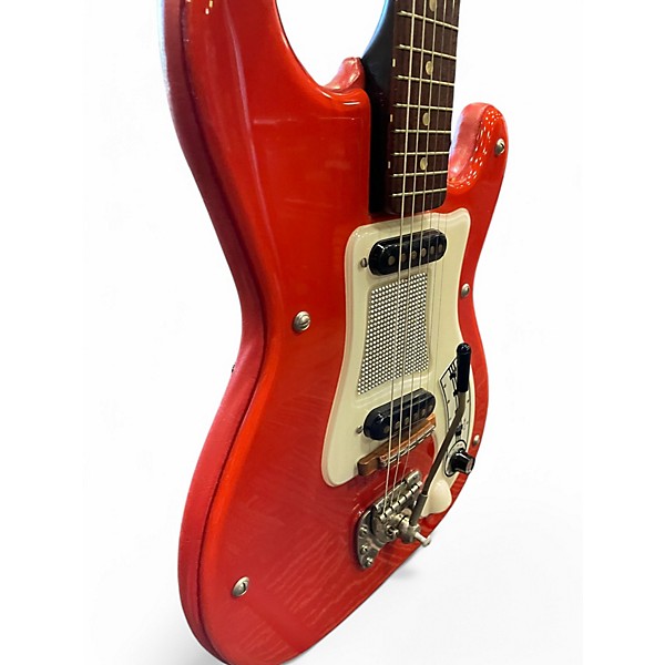 Vintage 1960s Hagstrom I Red Solid Body Electric Guitar