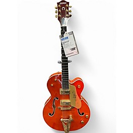 Used Gretsch Guitars G6120 Chet Atkins Signature Orange Hollow Body Electric Guitar