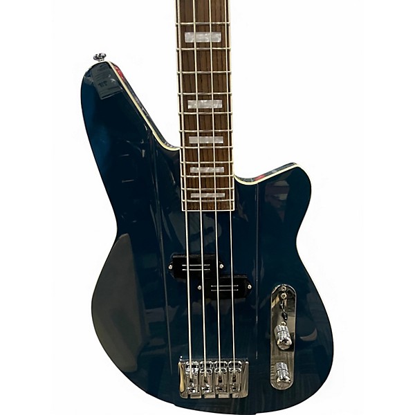 Used Reverend Sentinel Short-scale Blue Electric Bass Guitar
