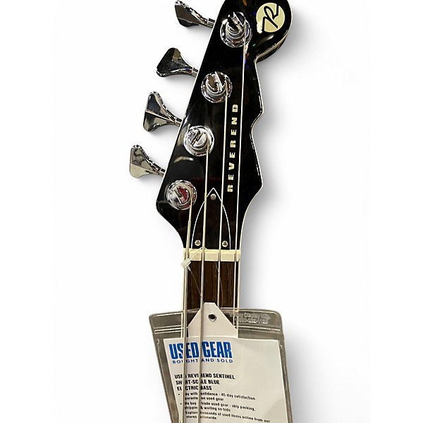 Used Reverend Sentinel Short-scale Blue Electric Bass Guitar