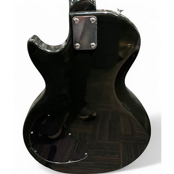 Used Gibson Invader Les Paul Black Solid Body Electric Guitar