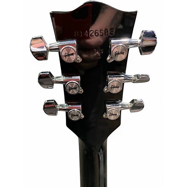 Used Gibson Invader Les Paul Black Solid Body Electric Guitar