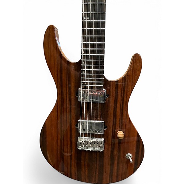 Used Acacia Seven String Custom Natural Solid Body Electric Guitar