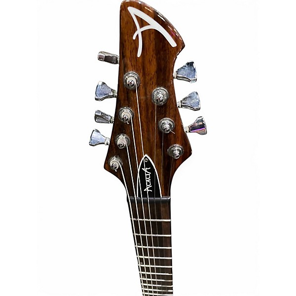 Used Acacia Seven String Custom Natural Solid Body Electric Guitar