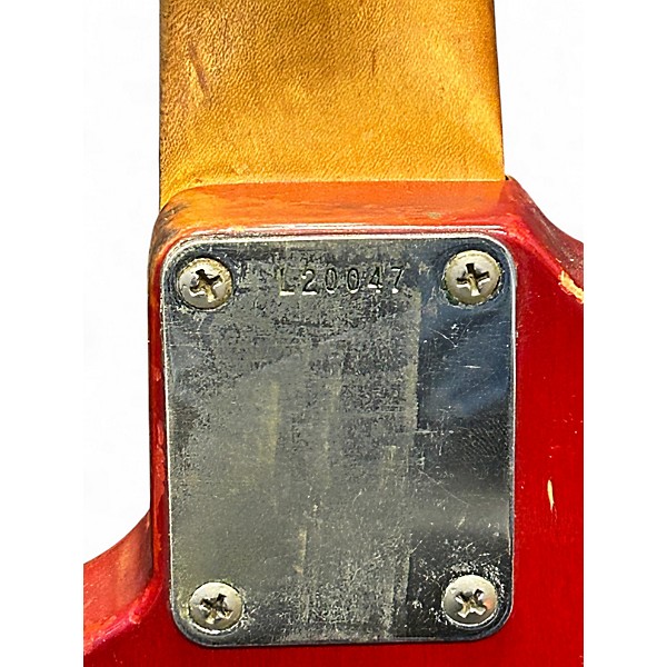 Vintage 1964 Fender Duo Sonic Mahogany Trans Cherry Solid Body Electric Guitar