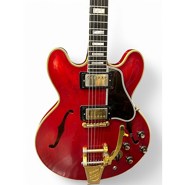 Vintage 1961 Gibson ES-355 Cherry Hollow Body Electric Guitar