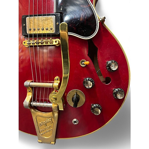 Vintage 1961 Gibson ES-355 Cherry Hollow Body Electric Guitar