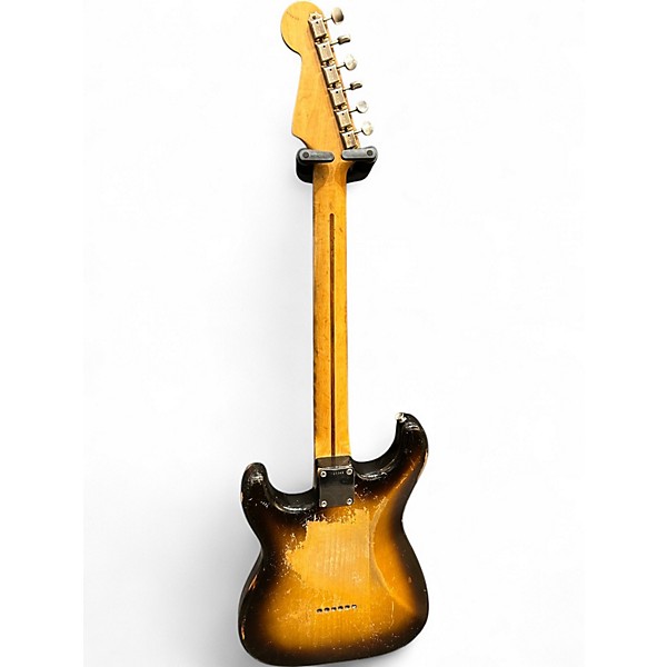 Vintage 1957 Fender Hardtail Stratocaster Sunburst Solid Body Electric Guitar