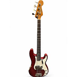 Vintage 1966 Fender Precision Bass Candy Apple Red Electric Bass Guitar