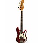 Vintage 1966 Fender Precision Bass Candy Apple Red Electric Bass Guitar thumbnail