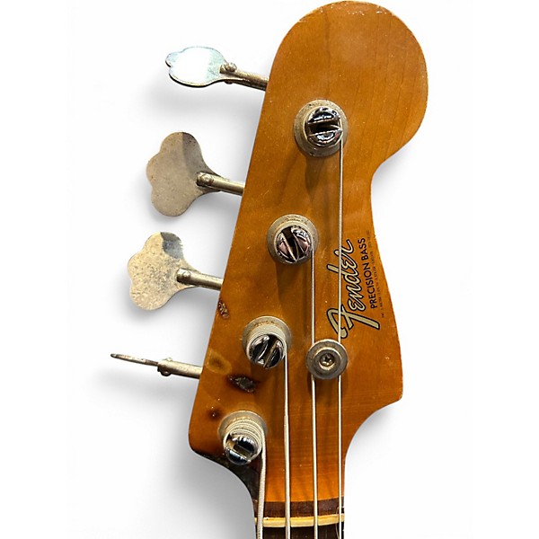 Vintage 1966 Fender Precision Bass Candy Apple Red Electric Bass Guitar