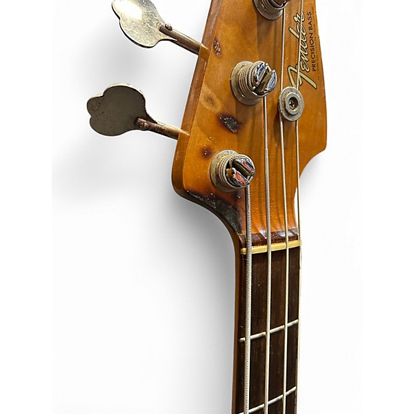 Vintage 1966 Fender Precision Bass Candy Apple Red Electric Bass Guitar