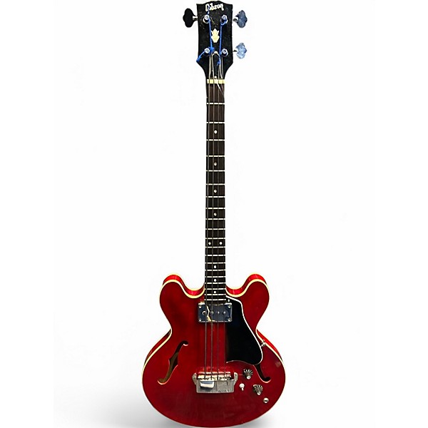 Vintage 1968 Gibson EB-2 Cherry Electric Bass Guitar