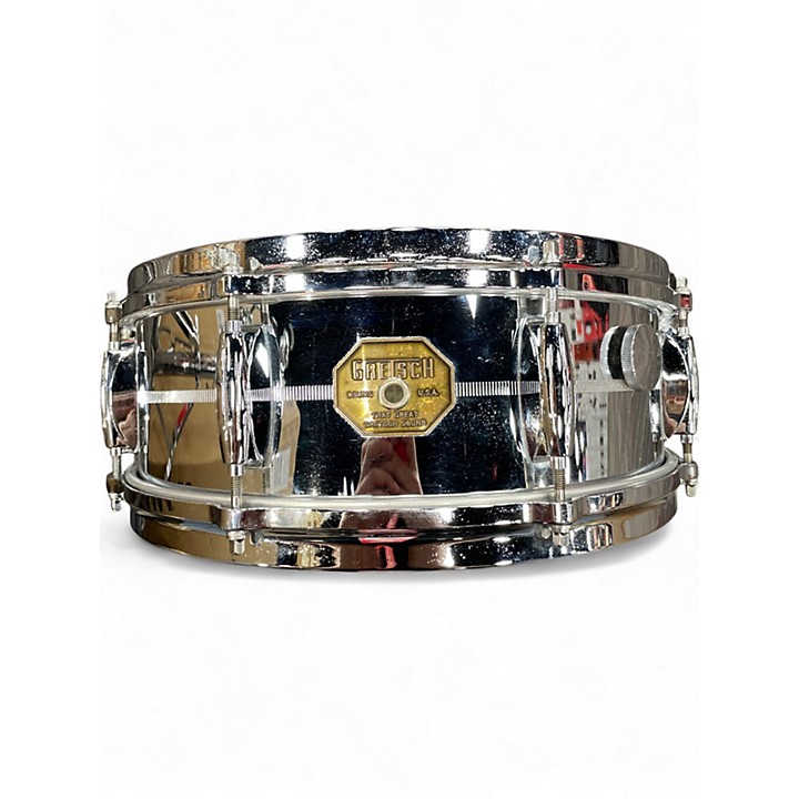 Vintage 1970s Gretsch Drums 5X14 Model 4160 Chrome Over