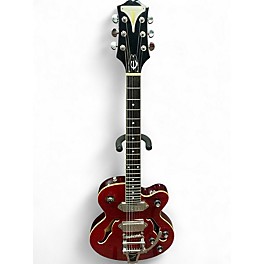 Used Epiphone Wildkat Satin Red Hollow Body Electric Guitar