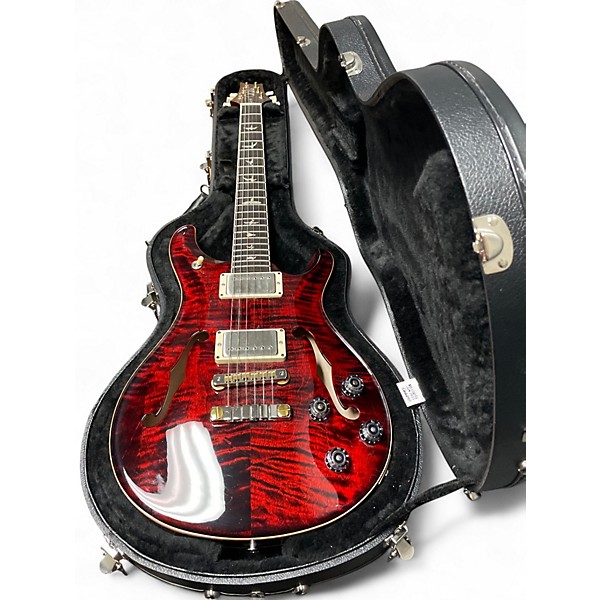 Used 2023 PRS McCarty 594 Hollowbody  FIRE RED BURST Hollow Body Electric Guitar