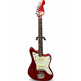 Used Fender JM-66 Jazzmaster Candy Apple Red Solid Body Electric Guitar