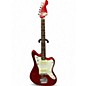 Used Fender JM-66 Jazzmaster Candy Apple Red Solid Body Electric Guitar thumbnail