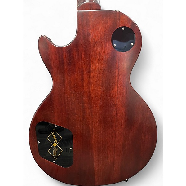 Used 2022 Epiphone Inspired by gibson custom shop Washed Bourbon Burst Solid Body Electric Guitar