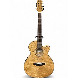 Used Mitchell MX430QAB Natural Acoustic Guitar