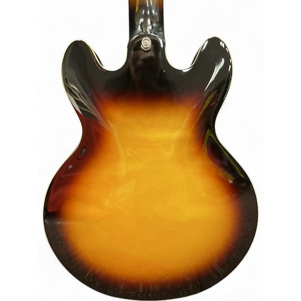 Used Epiphone ES339 2 Tone Sunburst Hollow Body Electric Guitar
