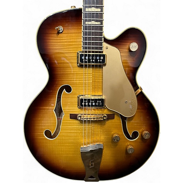 Vintage 1965 Gretsch Guitars 6192 Country Club Sunburst Hollow Body Electric Guitar