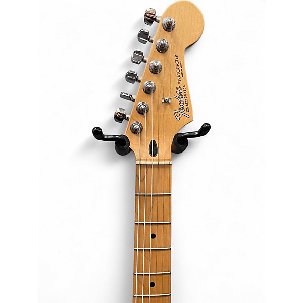 Used 2001 Fender Standard Stratocaster Black Solid Body Electric Guitar