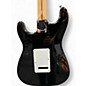 Used 2001 Fender Standard Stratocaster Black Solid Body Electric Guitar