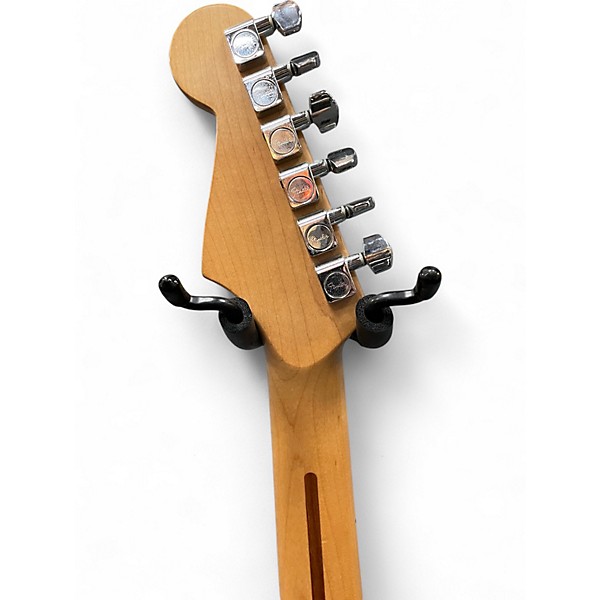 Used 2001 Fender Standard Stratocaster Black Solid Body Electric Guitar