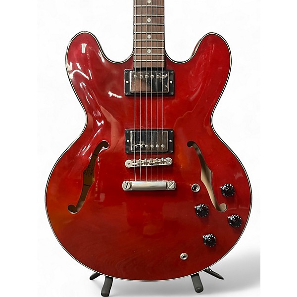 Used Gibson ES335 Cherry Hollow Body Electric Guitar