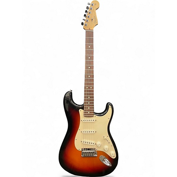 Used 2003 Fender American Standard Stratocaster 3 Color Sunburst Solid Body Electric Guitar,Specials : American Fashion Style Bags On Sale