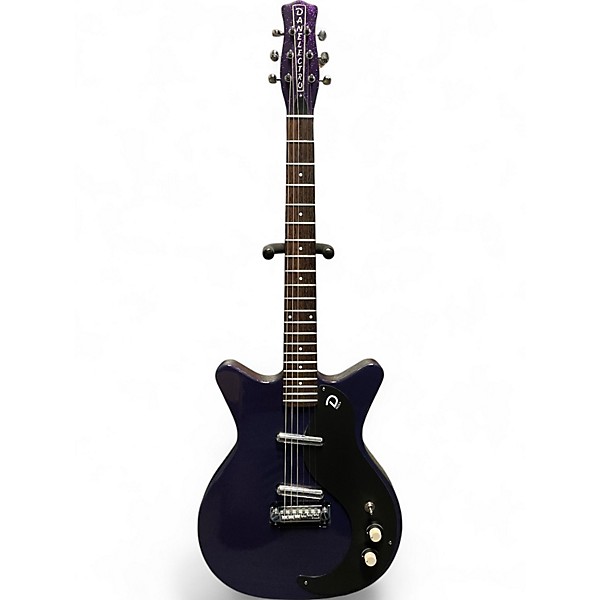 Used Danelectro blackout 59 purple metalflake Solid Body Electric Guitar,Specials : American Fashion Style Bags On Sale