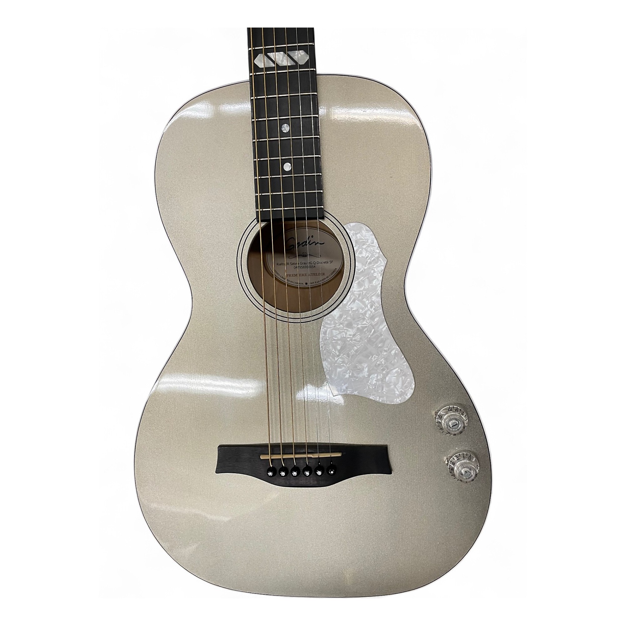 Used Godin RIALTO JR Gray Acoustic Electric Guitar Gray | Guitar