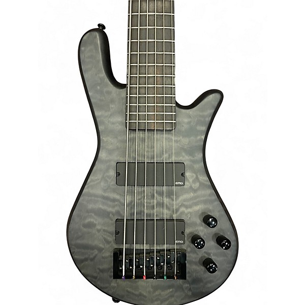 Used Spector pulse II  Satin Black Electric Bass Guitar