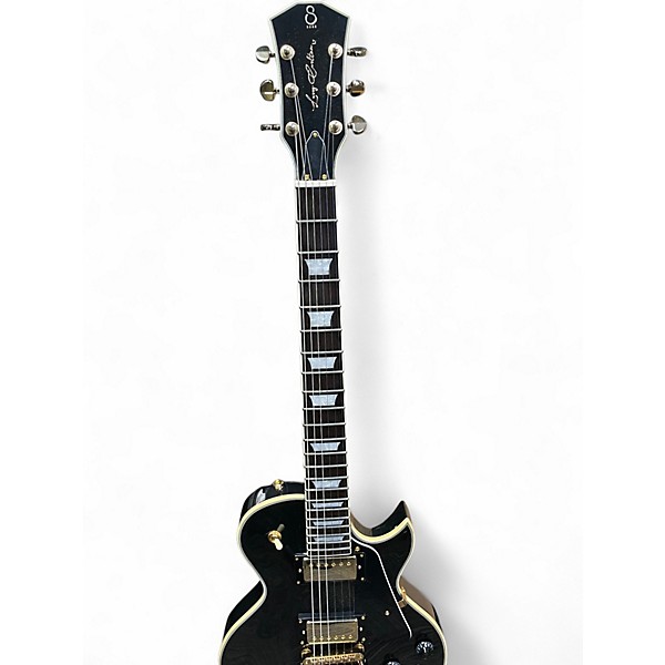 Used Sire Larry Carlton L7 Black and Gold Solid Body Electric Guitar
