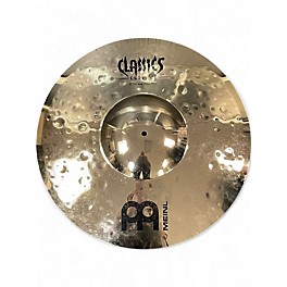 Used MEINL 14in CLASSICS CUSTOM EXTREME METAL HI HATS Cymbal