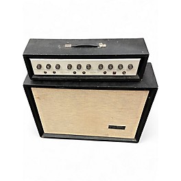 Vintage 1960 Silvertone  SILVERTONE SOLID STATE 100 PIGGY BACK Guitar Combo Amp