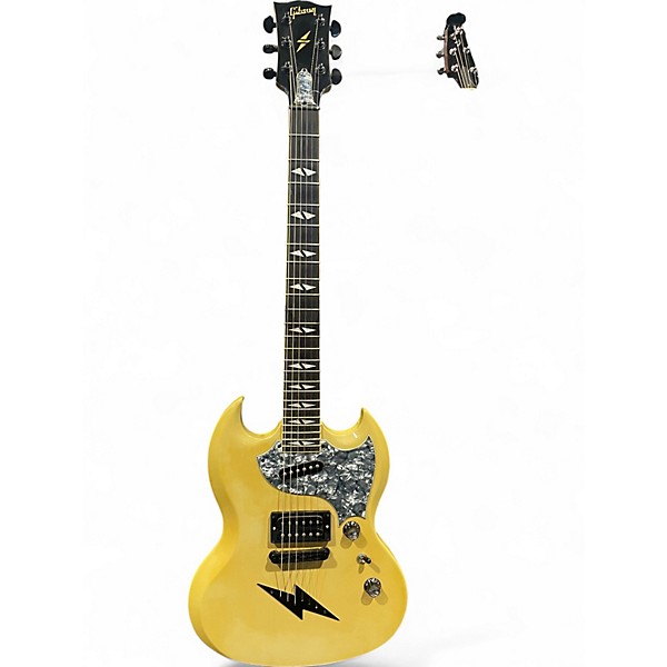 Vintage 1998 Gibson SG-Z Cream Solid Body Electric Guitar